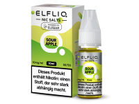 Elfbar ElfLiq Sour Apple - Nikotinsalz Liquid 10ml