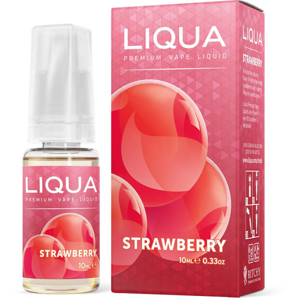 LIQUA Strawberry - Nikotinfreies eLiquid für e-Zigaretten und e-Shishas