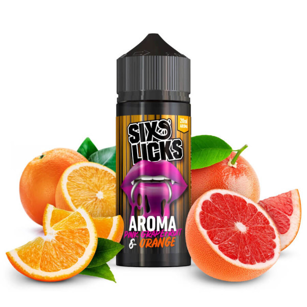 Six Licks Pink Grapefruit Orange
