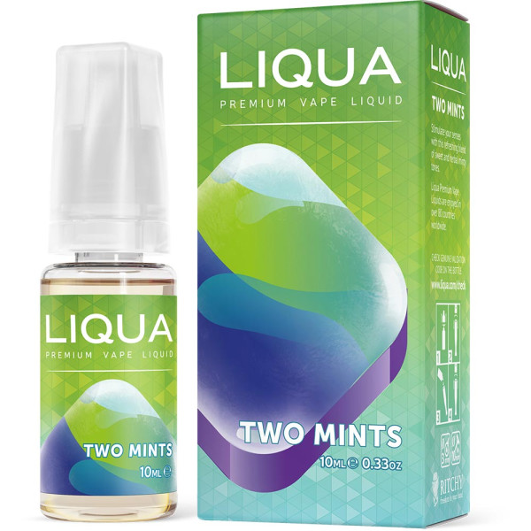 LIQUA Two Mints - Nikotinfreies eLiquid für e-Zigaretten und e-Shishas