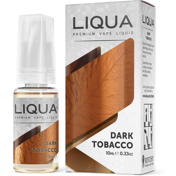 LIQUA Dark Tobacco - Nikotinfreies eLiquid für e-Zigaretten und e-Shishas