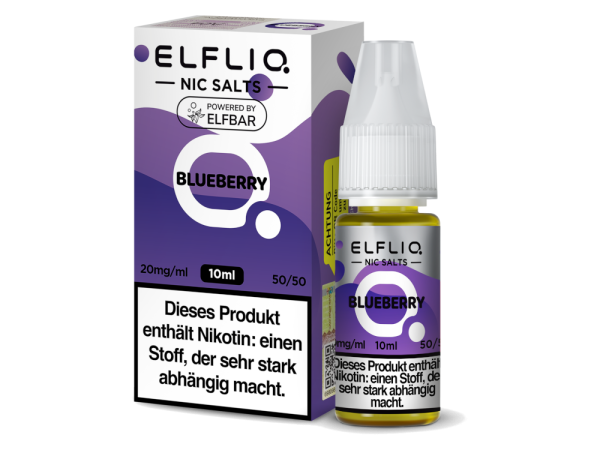 Elfbar ElfLiq Blueberry - Nikotinsalz Liquid 10ml