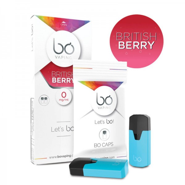 BO Vaping Cap British Berry 2er Pack