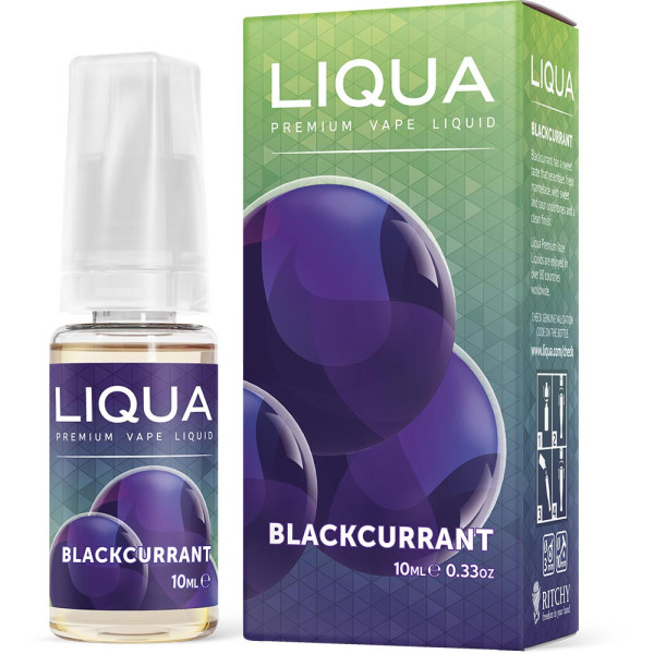 LIQUA Blackcurrant - Nikotinfreies eLiquid für e-Zigaretten und e-Shishas