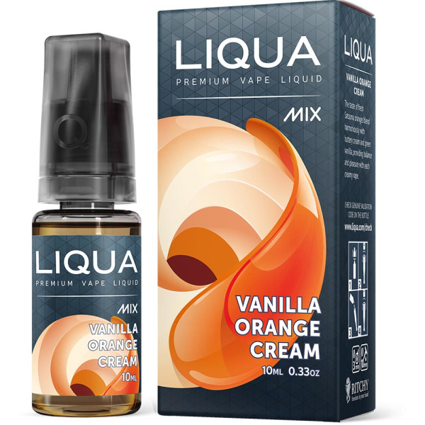 LIQUA Vanilla Orange Cream - Nikotinfreies eLiquid für e-Zigaretten und e-Shishas