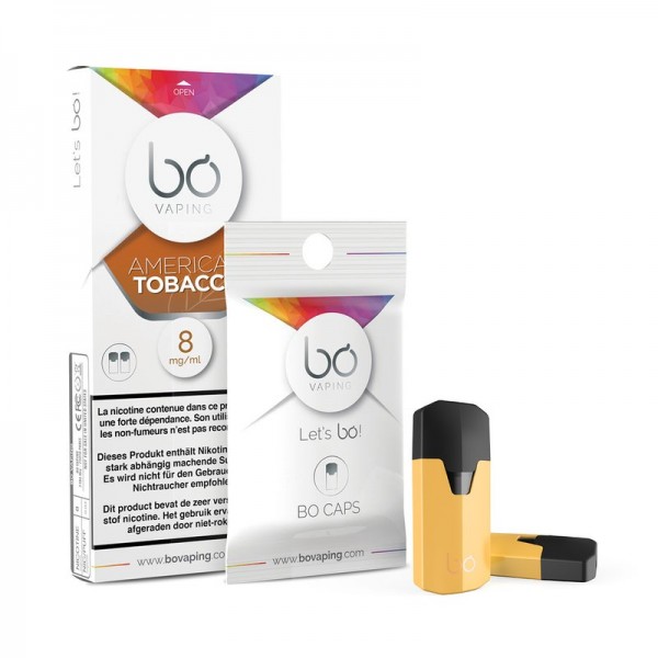 BO Vaping Cap American Tobacco/USA Mixx 2er Pack