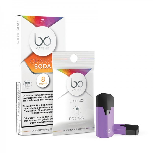 BO Vaping Cap Orange Soda 2er Pack
