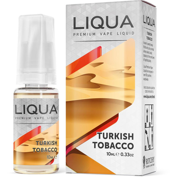LIQUA Turkish Tobacco - Nikotinfreies eLiquid für e-Zigaretten und e-Shishas