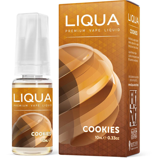 LIQUA Coockies - Nikotinfreies eLiquid für e-Zigaretten und e-Shishas